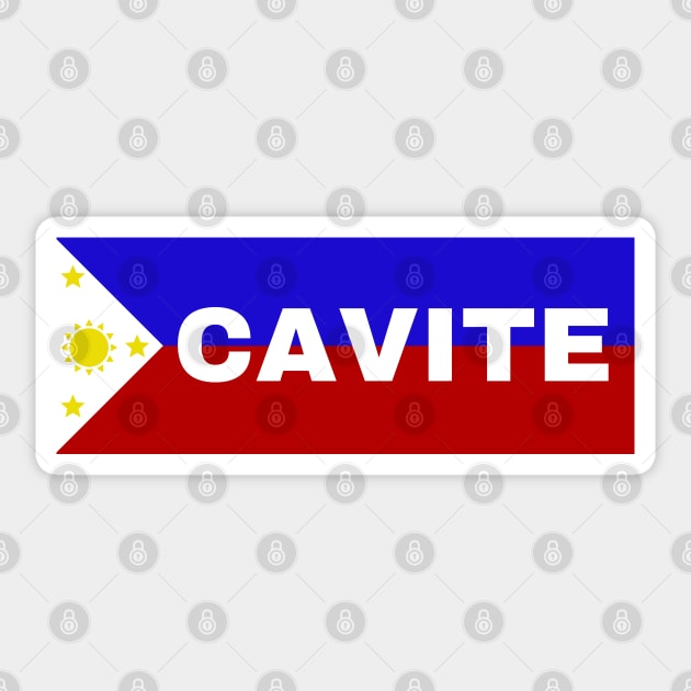 Cavite City in Philippines Flag Sticker by aybe7elf